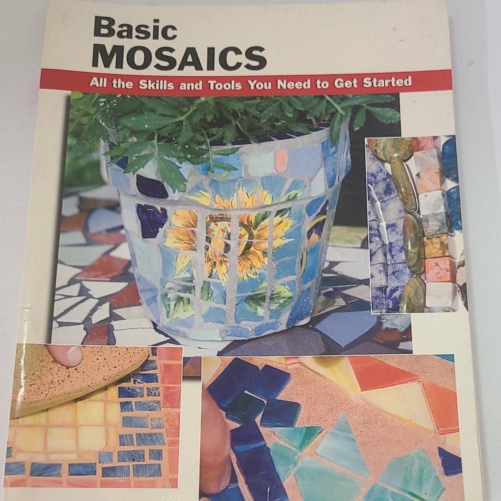 Basic mosaics book beginner guide step by step art tools craft gift keepsake